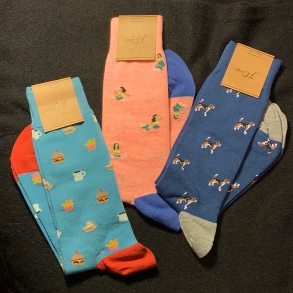 J. Crew Other - 🎁 J.Crew unisex socks. One size. 3 PAIRS for $30. I paid $15 each.NWT